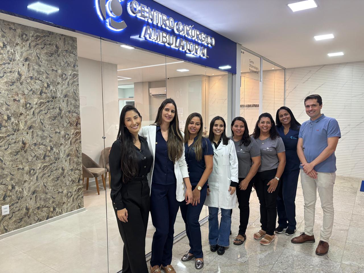 Equipe do Centro Oftalmológico Pontenovense